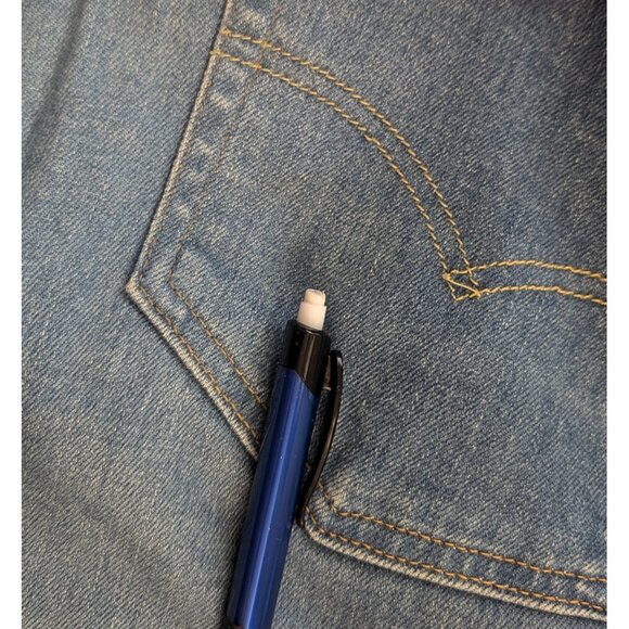 Levi's Men's 511 Slim Fit Jeans, Dark Blue, W 36 x L 32. VGC - Picture 9 of 10